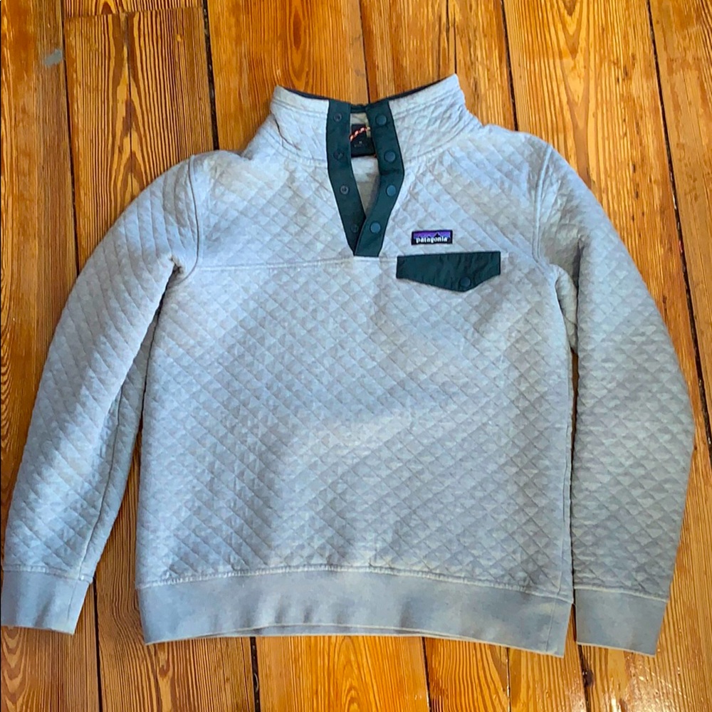 Patagonia Organic Cotton Snap-T Pullover - Grey